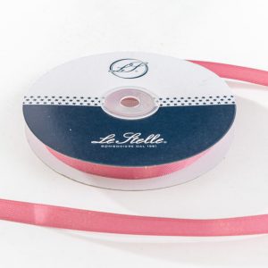 Nastro Doppio Raso Rosa Antico 10Mm X 50M  Pz. 10