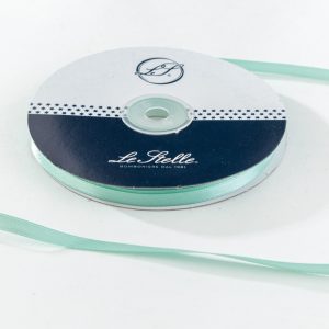 Nastro Doppio Raso Verde Chiaro6 Mm X 50M  Pz. 10