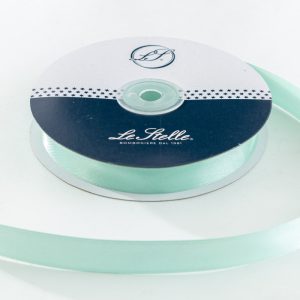 Nastro Doppio Raso Verde Chiaro15 Mm X50M  Pz. 10