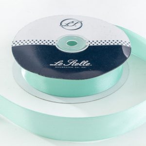 Nastro Doppio Raso Verde Chiaro25 Mm X 50M  Pz. 10