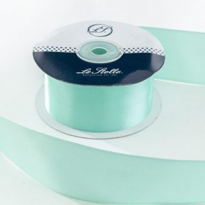 Nastro Doppio Raso Verde Chiaro40 Mm X 25M  Pz. 5