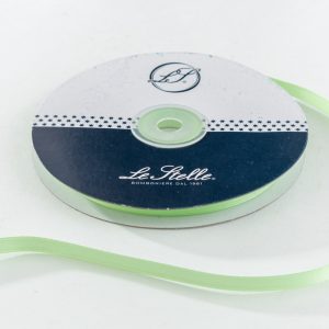 Nastro Doppio Raso Verde Lime 6Mm X 50M  Pz. 10