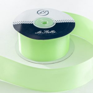 Nastro Doppio Raso Verde Lime 40Mm X 25M  Pz. 5