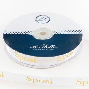 Nastro Doppio Raso Sposi 15 Mm X50M  Pz. 10