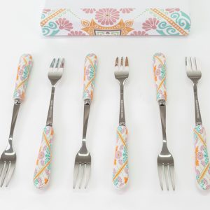 SET 6 PZ FORCHETTINE ALOHA 15 CMC/ASTUCCIO