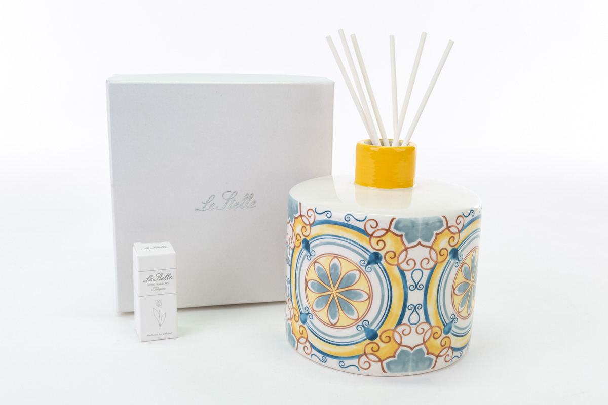 profumatore porcellana dec.costiera c/astuccio d.14xh.15 cm - immagine 2