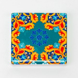 CALAMITA PORCELLANA DEC.LES JEAUX SONT FAITS 6x6CM Pz. 24