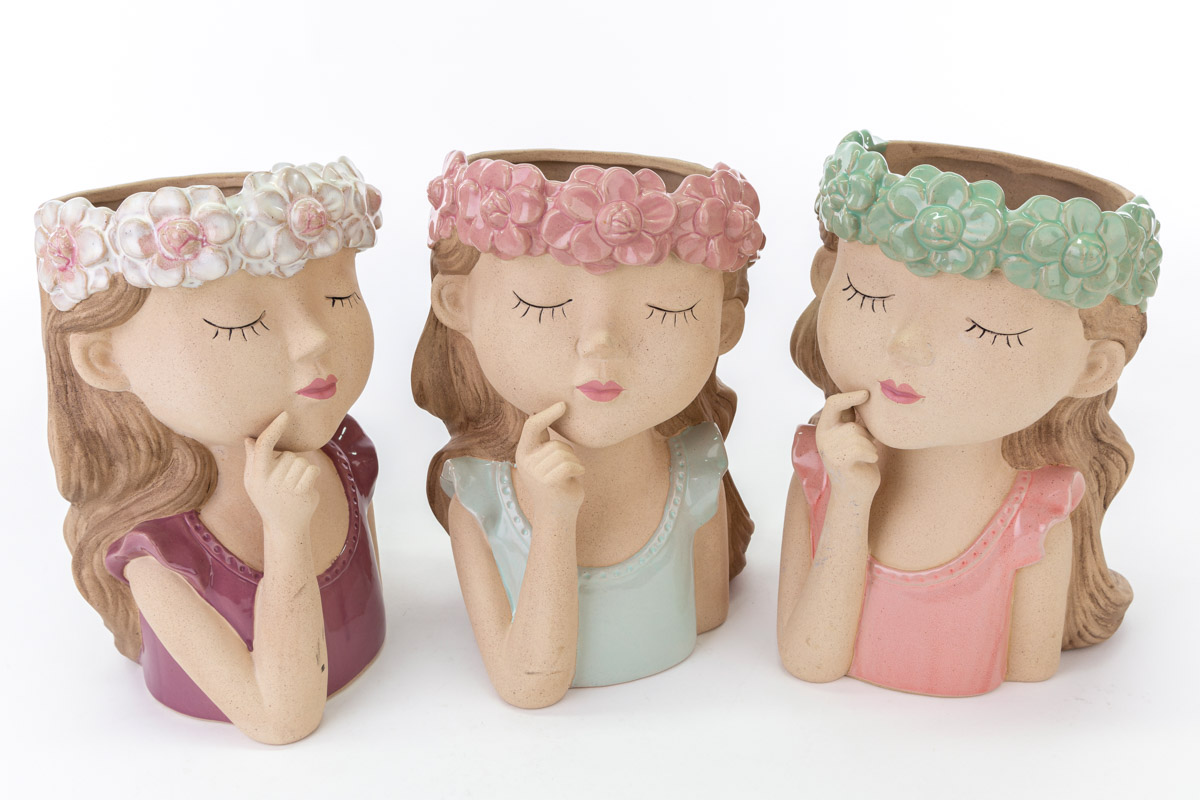 Vaso Ceramica 3 ass. - immagine 2