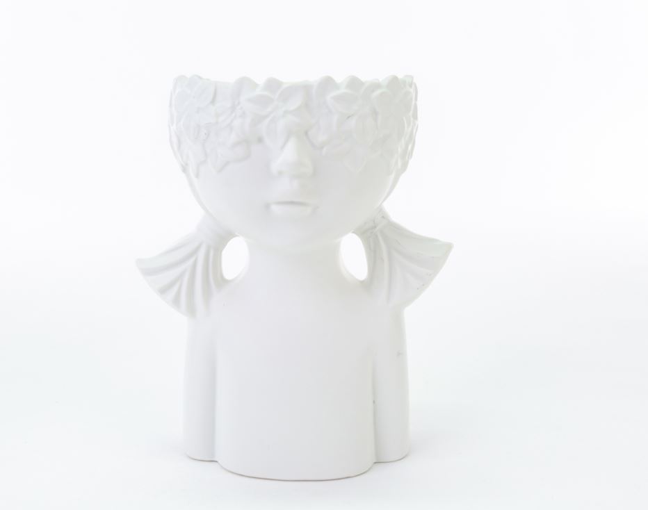 Vaso Busto Girl Porcellana Pz. 1 - immagine 2