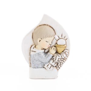 CALAMITA BIMBO PRIMA COMUNIONE RESINA 3×4,5 CM Pz. 12