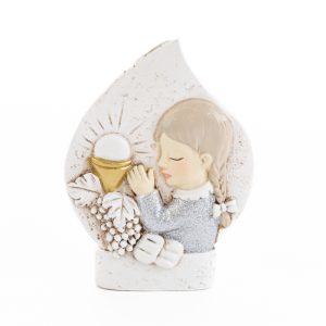 BIMBA PRIMA COMUNIONE RESINA 5,5xh.7,5 CM Pz. 6