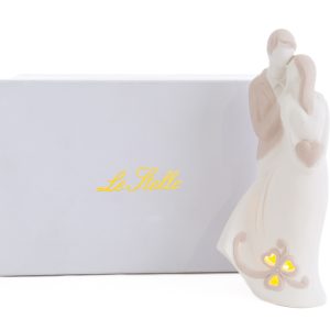 sposini porcellana led 7,5x,5xh.17 c/astuccio