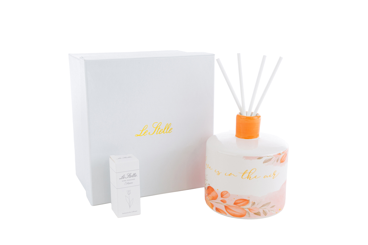 profumatore porcellana flowers spritz c/astuccio d.10xh.11 cm - immagine 2