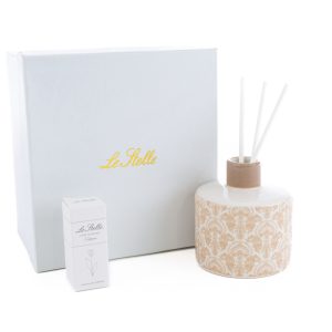 profumatore porcellana florentiac/astuccio d.8,5xh.9 cm