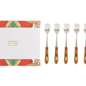 Set 6 Pz Cucchiaini Royal Carousel 15 Cm  C/Astuccio