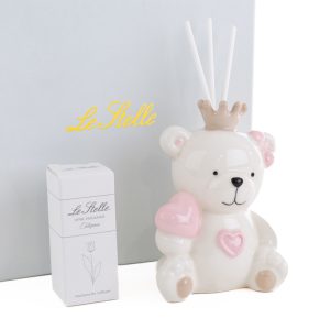 PROFUMATORE ORSETTO ROSA C/ASTUCCIO 7 X 6 X h.10 CM