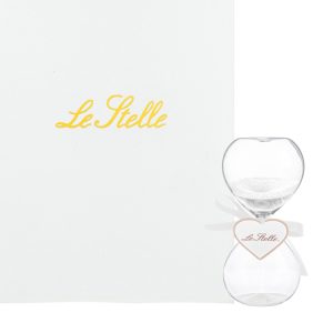 Clessidra Bianca H.7,5 Cm C/Astuccio