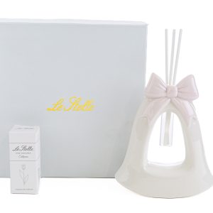 profumatore campana rosa 11x5xh.13cm c/astuccio