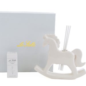 PROFUMATORE CAVALLUCCIO PORCELLANA 14,5 X h.12 C/ASTUCCIO