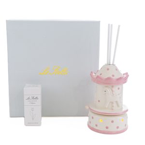 profumatore giostrina rosa 6,5xh.11cm c/astuccio