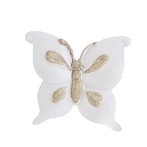 CALAMITA FARFALLA PORCELLANA 6,5x6CM Pz. 12