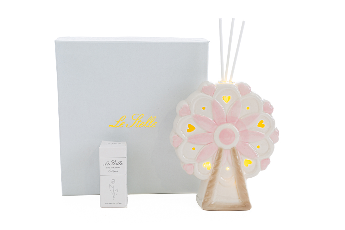 profumatore ruota panoramica ledrosa c/astuccio 11,5x5xh.14cm