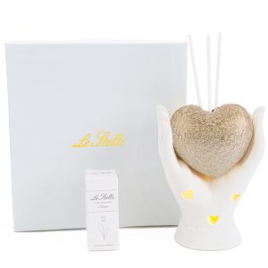 profumatore cuore mani led 10x6xh.12,5cm c/astuccio