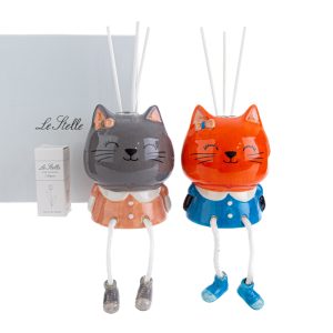 PROFUMATORE GATTINO 2ASS. 10,5x9xh.10CM C/ASTUCCIO Pz. 2