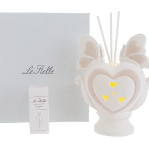 profumatore cuore farfalla led 11,5×6,5xh.14,5cm c/astuccio