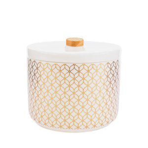 SCATOLA PORCELLANA HYPNOSIS 10x10xh.11CM