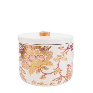 scatola porcellana thai flower 10x10xh.11cm