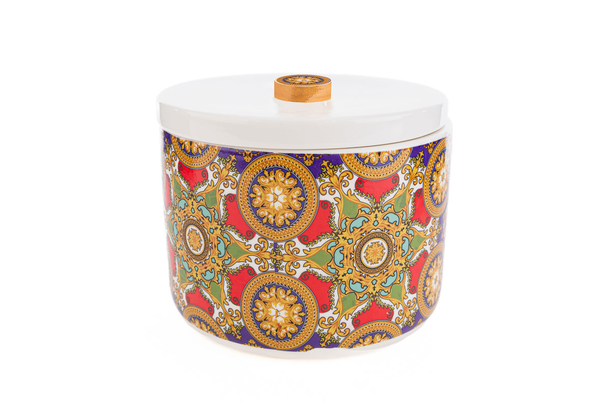 scatola porcellana royal carousel 15,5×15,5xh.13cm - immagine 2