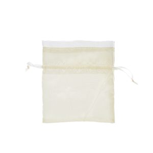 SACCHETTO RASO PANNA 10×12 CM Pz. 120