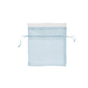 SACCHETTO RASO CELESTE 10×12 CM Pz. 120