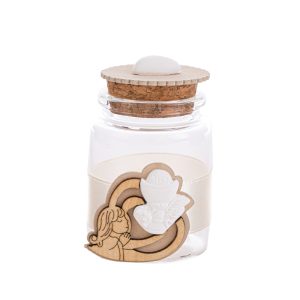 BARATTOLINO VETRO COMUNIONE GIRL5x7,5 CM Pz. 24