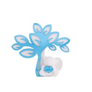 CALAMITA ALBERO ORSETTO CELESTE2x8x7CM Pz. 72