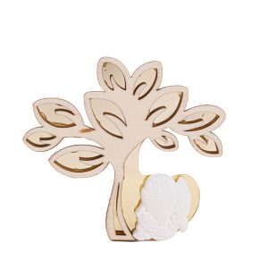 CALAMITA ALBERO COMUNIONE ORO 2x8x7CM Pz. 72