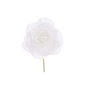 Fiore Rosa Col.Bianco Diam.10 Cm Pz. 6