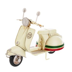 moto 125 metallo pz. 4 col. bianco 17x7xh.11 cm.