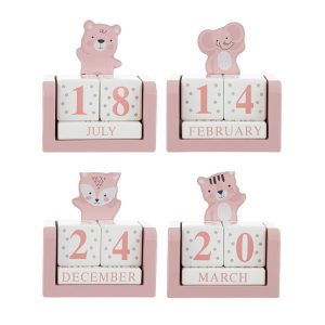 datario legno rosa 4 ass. 8×4,5xh.9 cm. c/shopper 3692 Pz. 8