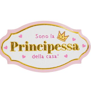 calamita resina principessa 9×5 cm. Pz. 12