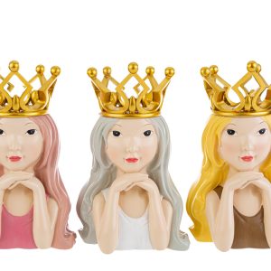 vaso regina resina 3 ass.15x16xh.24 cm. Pz. 3