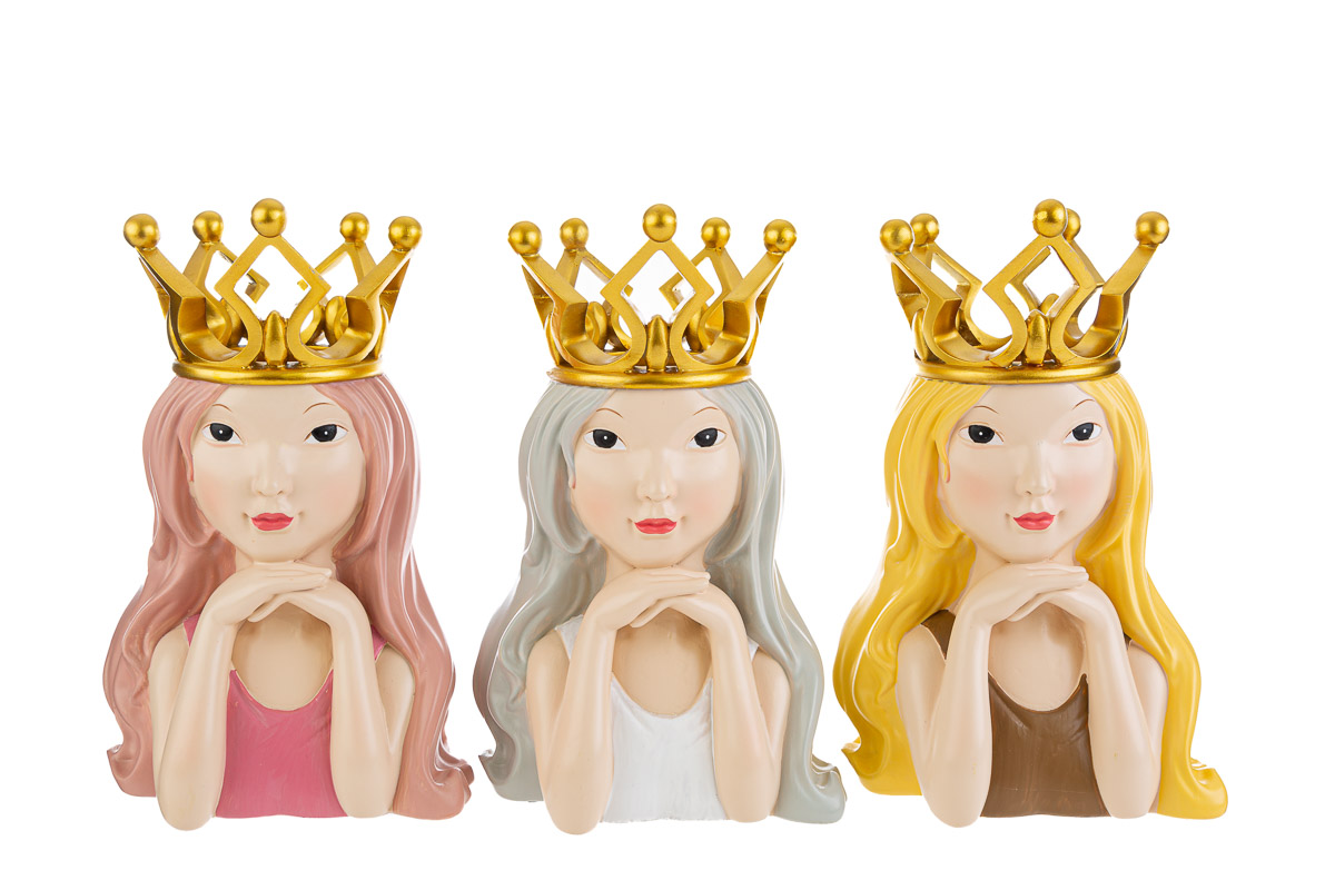 vaso regina resina 3 ass.15x16xh.24 cm. Pz. 3 - immagine 2