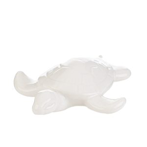 tartaruga marina porcellana col. bianco 7,5×7 cm. pz. 12
