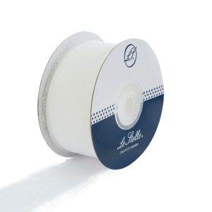 nastro chiffon sfrangiato 4 cm x 20 mt bianco pz. 1