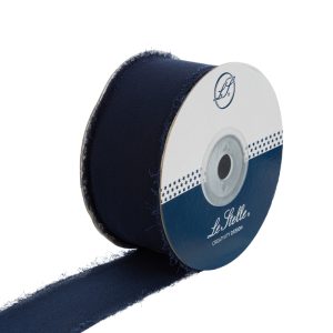 nastro chiffon sfrangiato 4 cm x 20 mt blu pz. 1