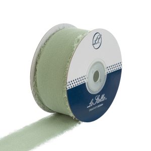 nastro chiffon sfrangiato 4 cm x 20 mt verde pz.1
