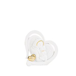 calamita cuore maternita’ resina 6×6 cm. Pz. 12