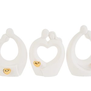 sposini porcellana 3 ass.10x5xh.15 cm. c/shopper 3892 PZ. 3