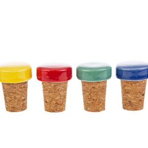 tappo porcellana circus pz. 4 ass. 3×4 cm.